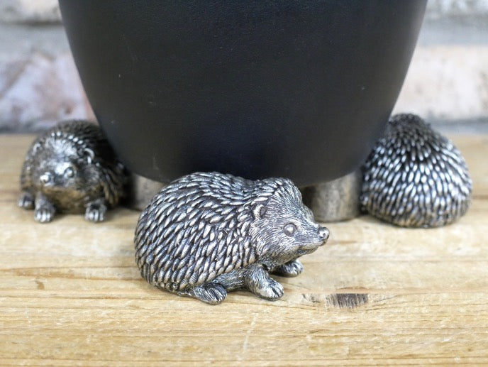 hedgehog plant pot feet Silver Hedgehog Pot Feet