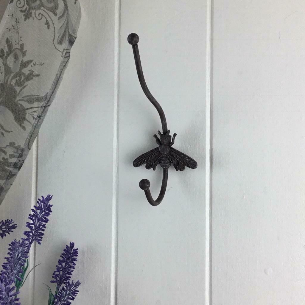 Antique Style Bee Large Double Hook