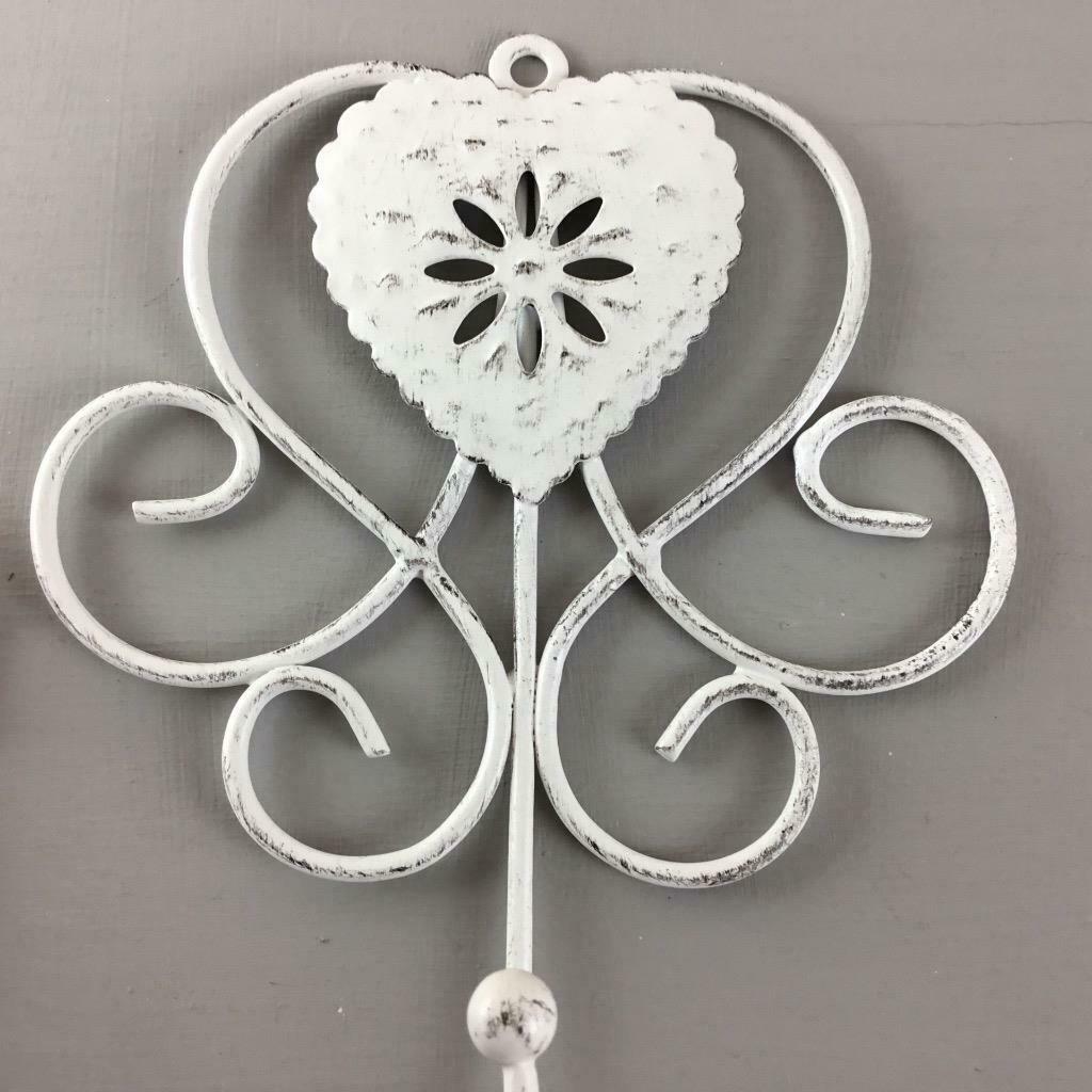 Cream Heart French Vintage Style Hook