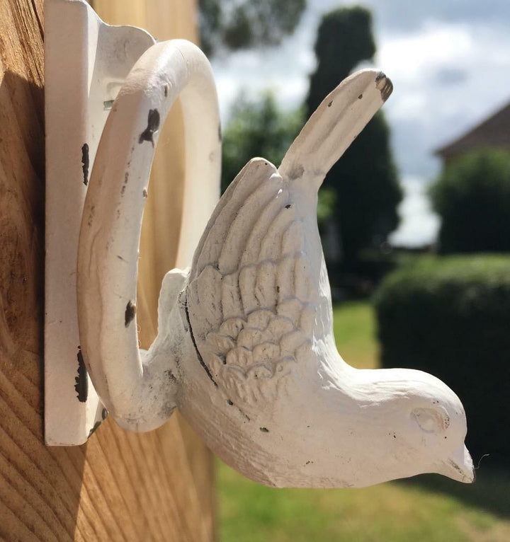 Ivory Bird Door Knocker | Cast Iron