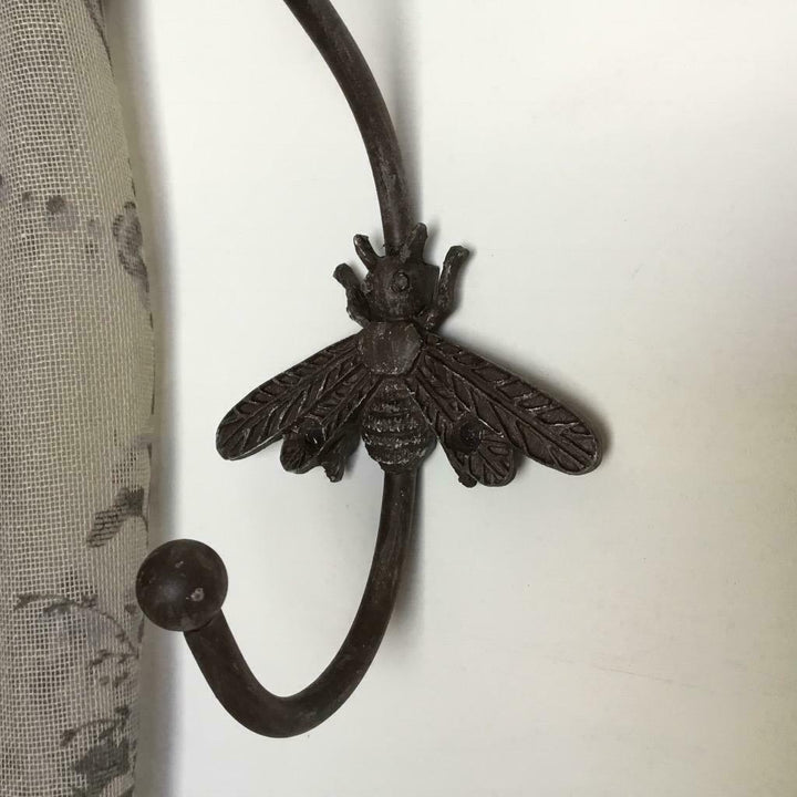 Antique Style Bee Large Double Hook