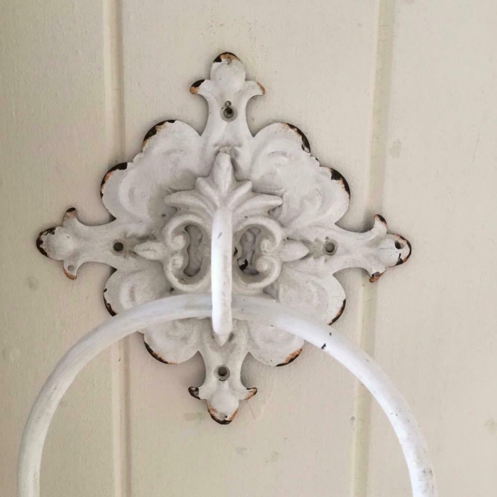 French Style Ornate Towel Ring