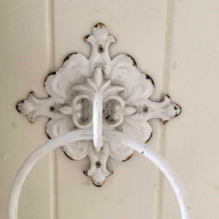 French Style Ornate Towel Ring
