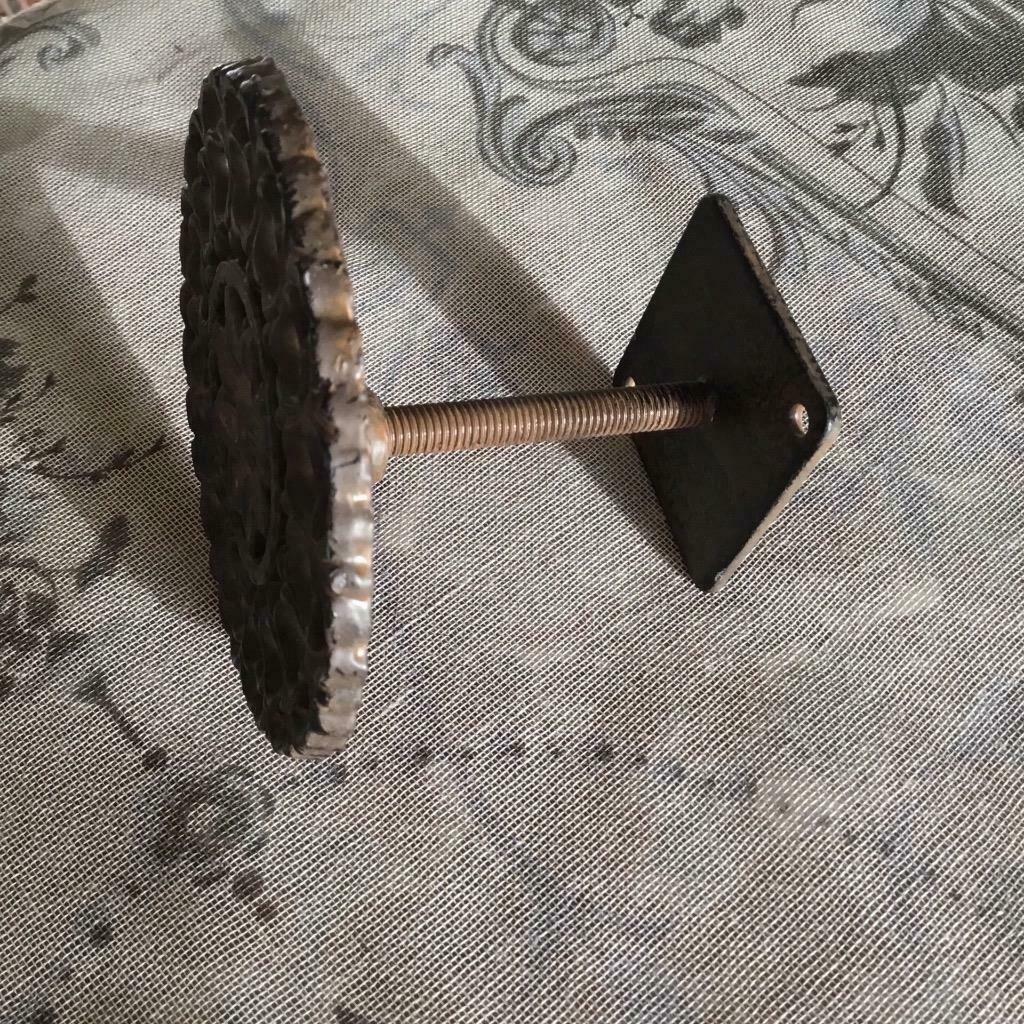 Cast Iron Ornate Hold Back | French Antique Style Curtain Tieback