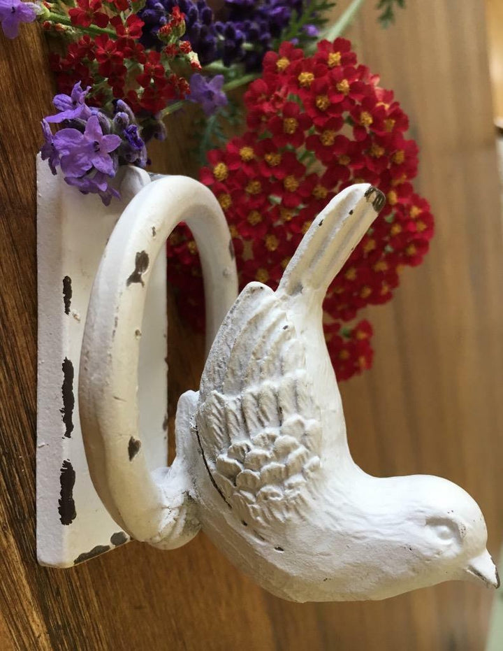 Ivory Bird Door Knocker | Cast Iron