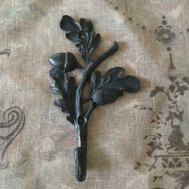 Oak Leaf & Acorns Wall Hook