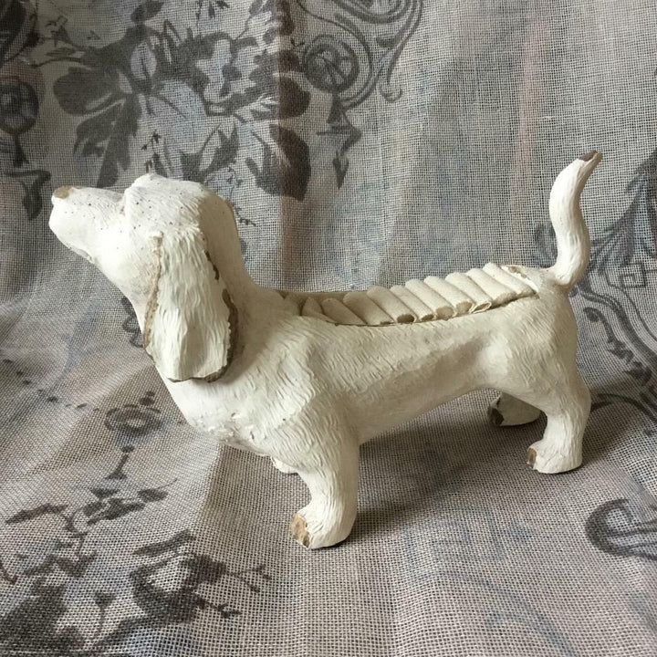 Shabby Chic Dachshund Ring Holder