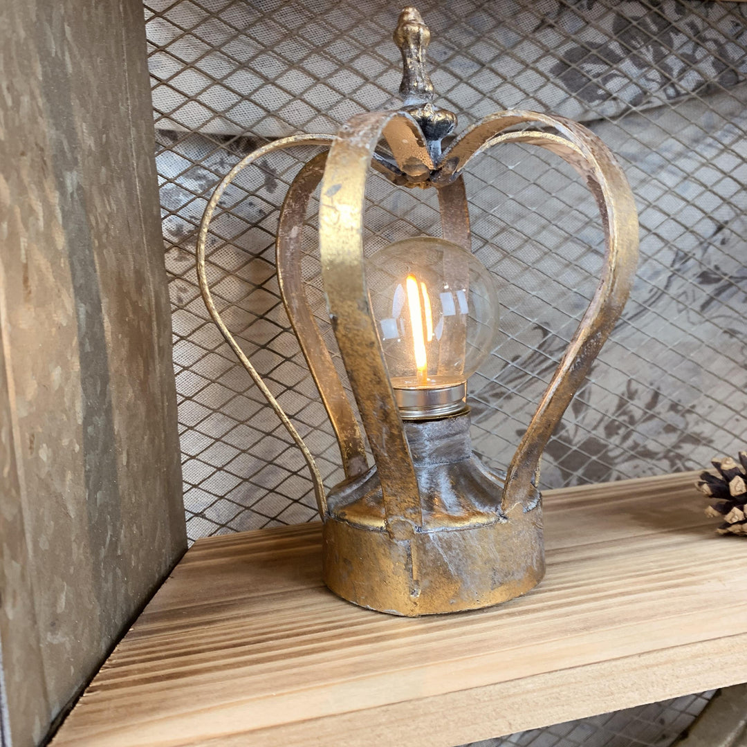 Golden Crown LED Table Light