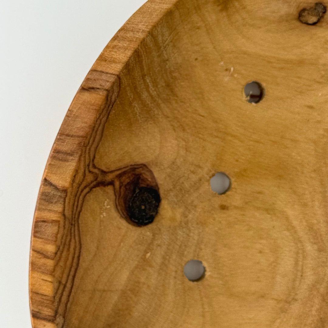 Olive Wood Soap Dish - Oval