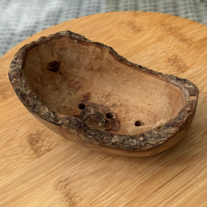 Olive Wood Soap Dish - Standard