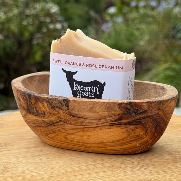 Olive Wood Soap Dish - Large