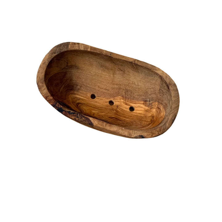 Olive Wood Soap Dish - Large