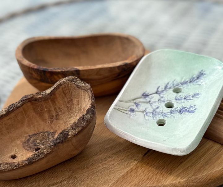 Earthenware Soap Dish by Maz Balaam