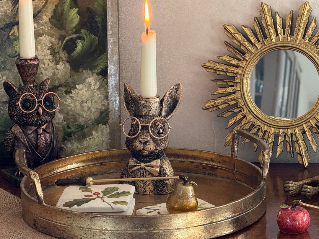 Professor Hare Candle Holder