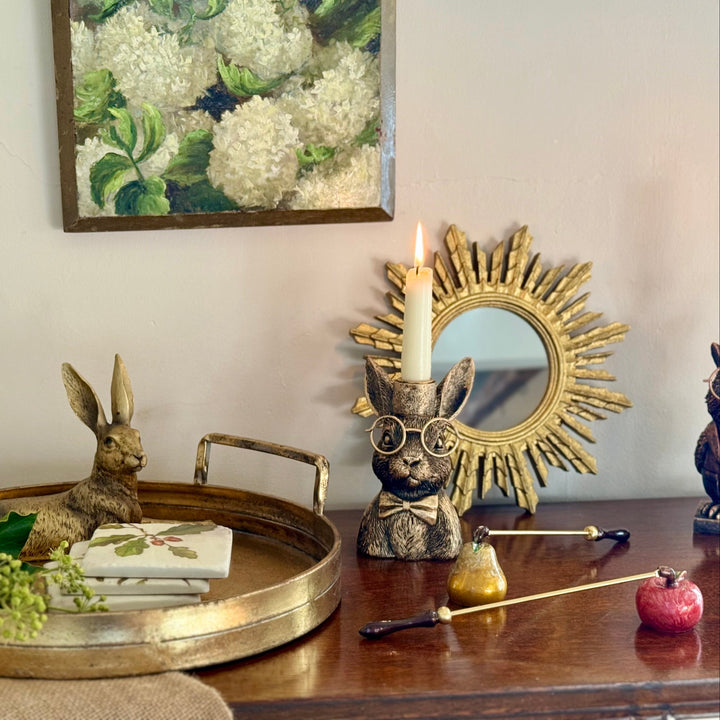 Golden Pear Candle Snuffer