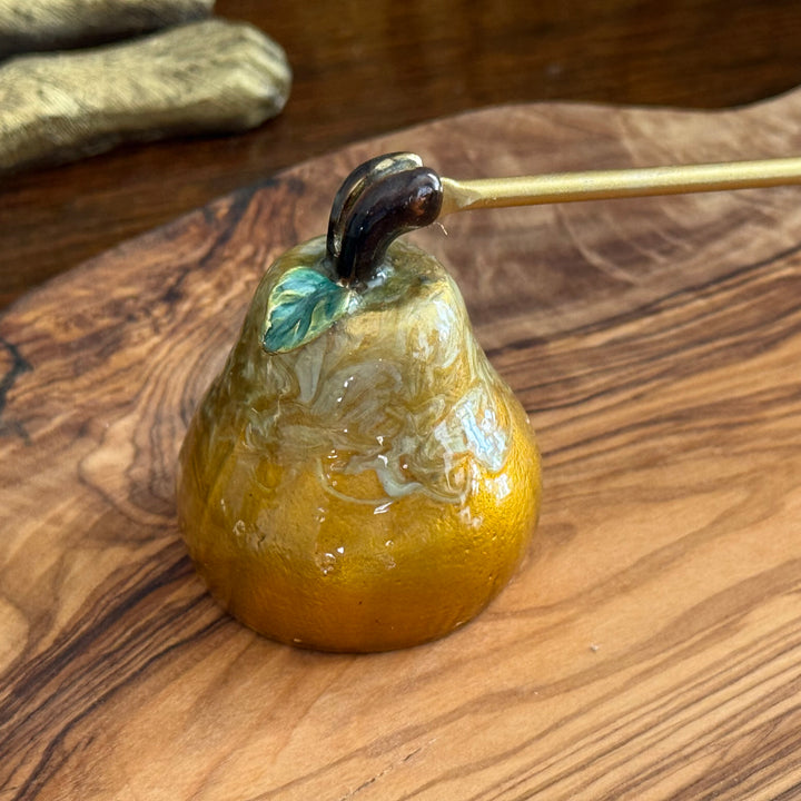Golden Pear Candle Snuffer