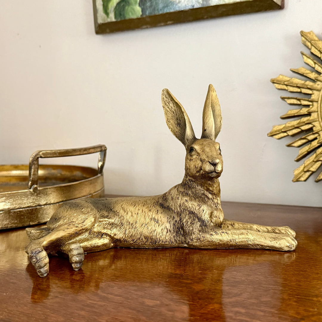 Golden Hare Ornament