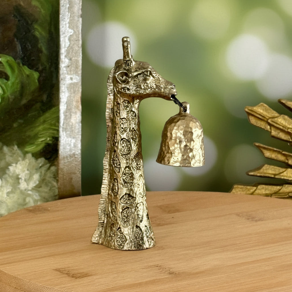 Golden Giraffe Candle Snuffer