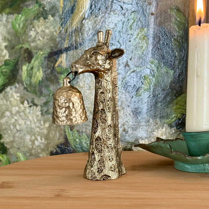 Golden Giraffe Candle Snuffer