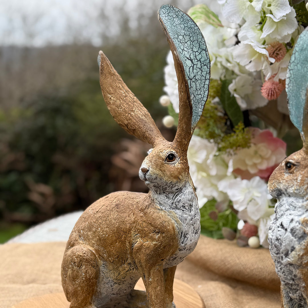 Rustic Wild Hare Ornament
