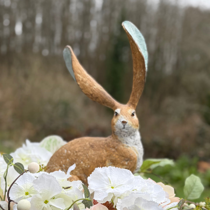 Rustic Wild Hare Ornament