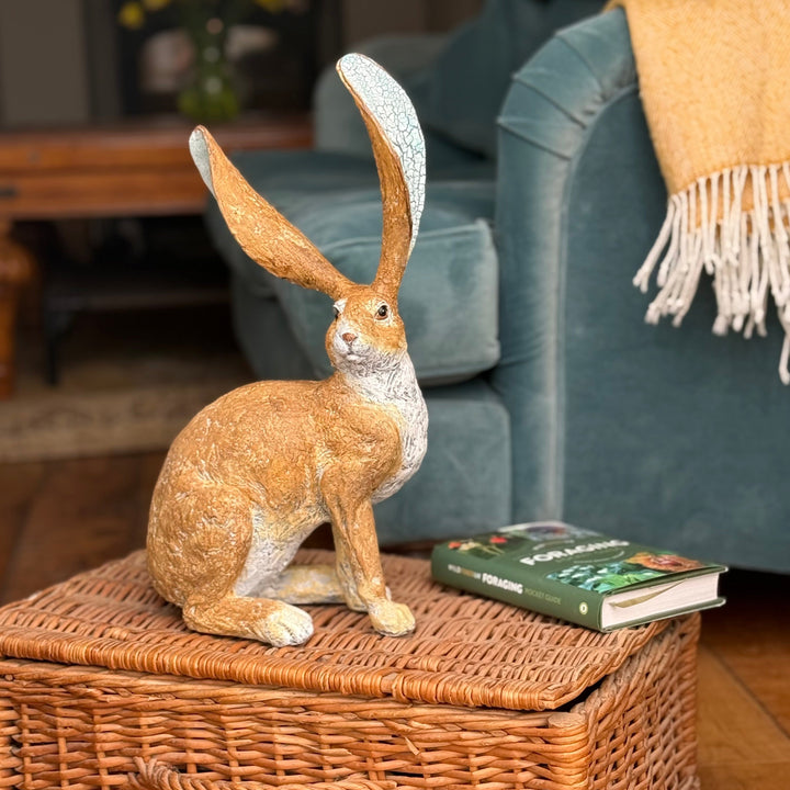 Rustic Wild Hare Ornament