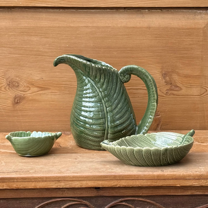 Green Fern Leaf Dish - Large