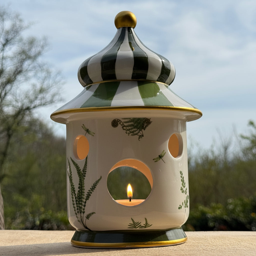 Pavillion Ceramic Lantern