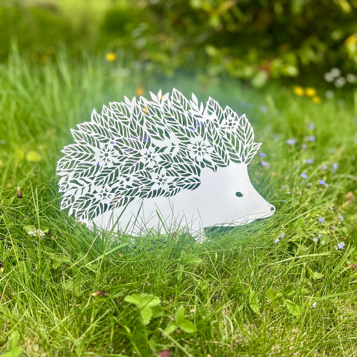Floral Hedgehog Garden Decoration