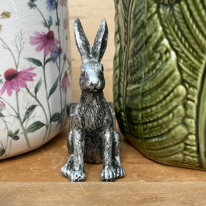 Silver Hares Pot Feet