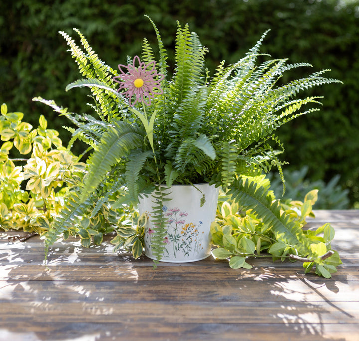 Dandelion Metal Flower Garden Stake