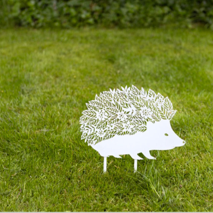 Floral Hedgehog Garden Decoration