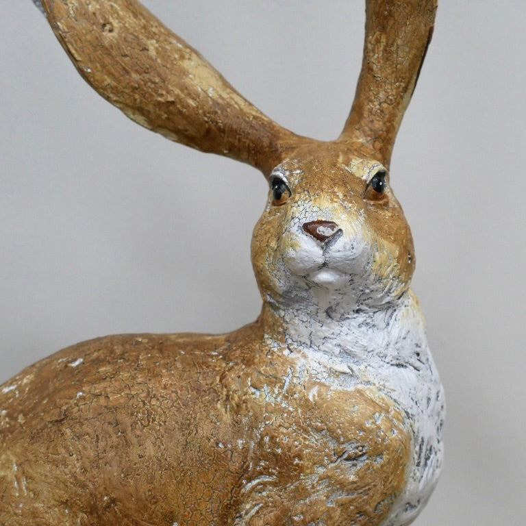 Rustic Wild Hare Ornament