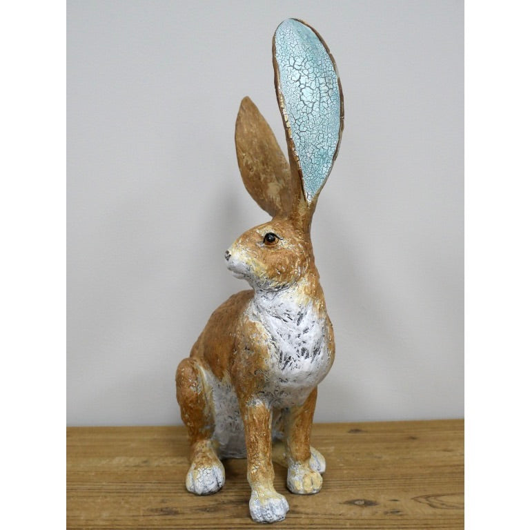 Rustic Wild Hare Ornament