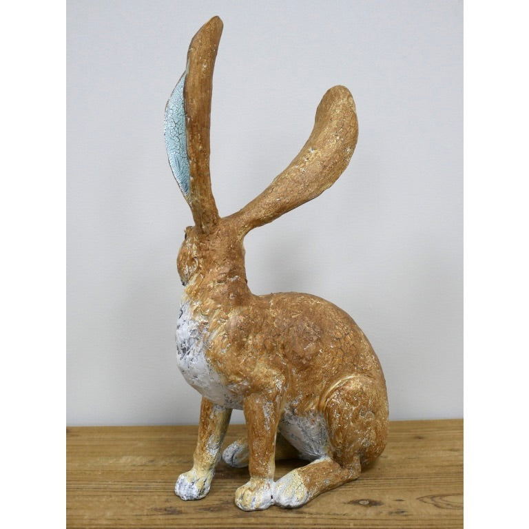 Rustic Wild Hare Ornament