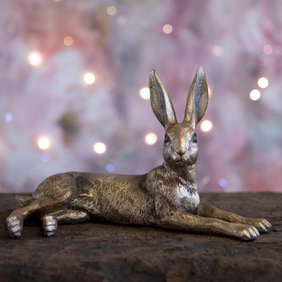 Golden Hare Ornament