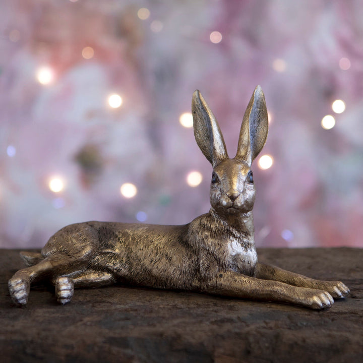 Golden Hare Ornament