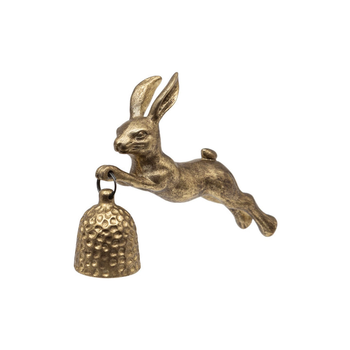 Golden Leaping Hare Candle Snuffer