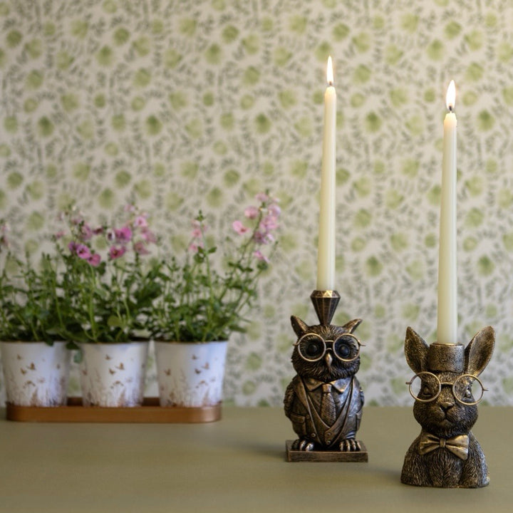 Professor Owl Candleholder