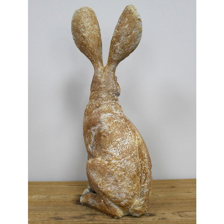 Rustic Sitting Hare Ornament