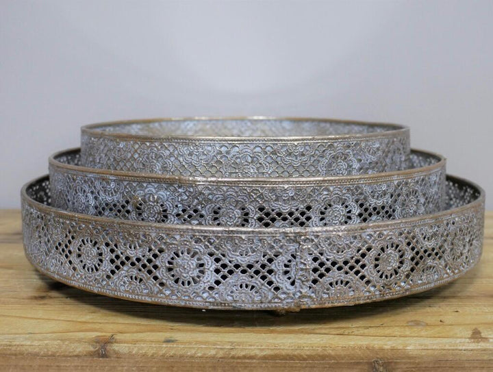 Ornate Mirror Trays