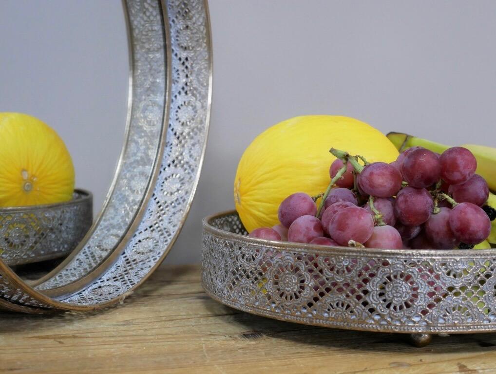 Ornate Mirror Trays