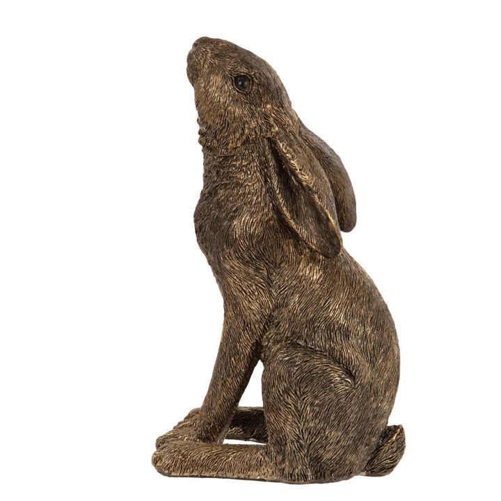 Golden Hare Moon Gazing Ornament