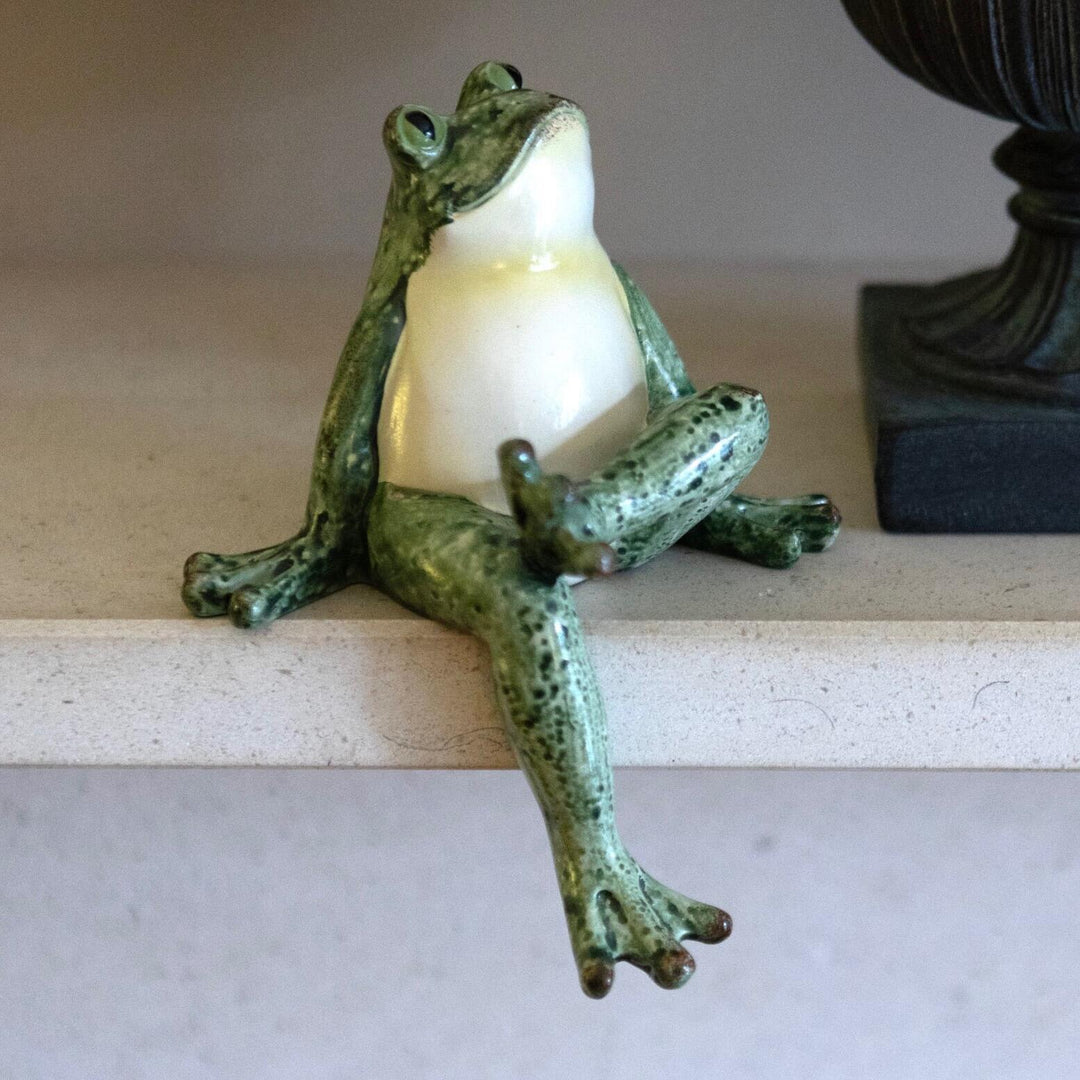 Fabulous Frog Shelf Sitter