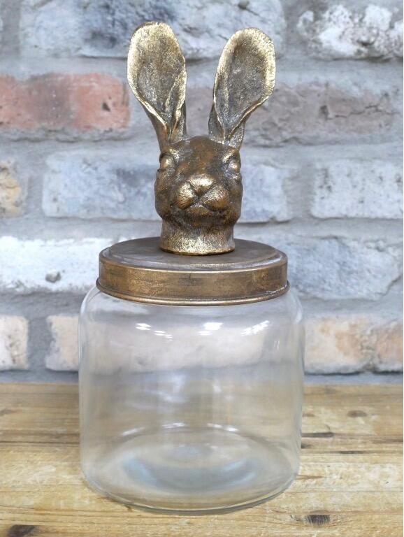 Golden Hare Large Storage Jar