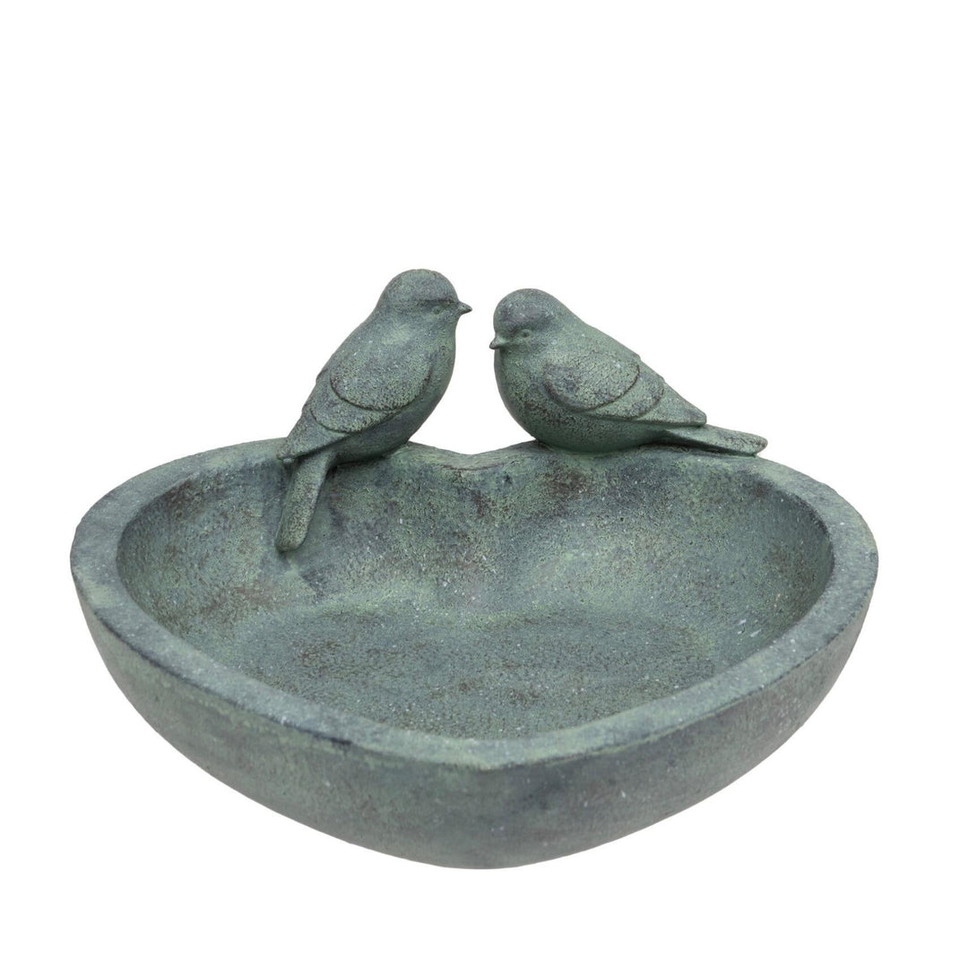 Heart Birdfeeder Birds on a Bowl