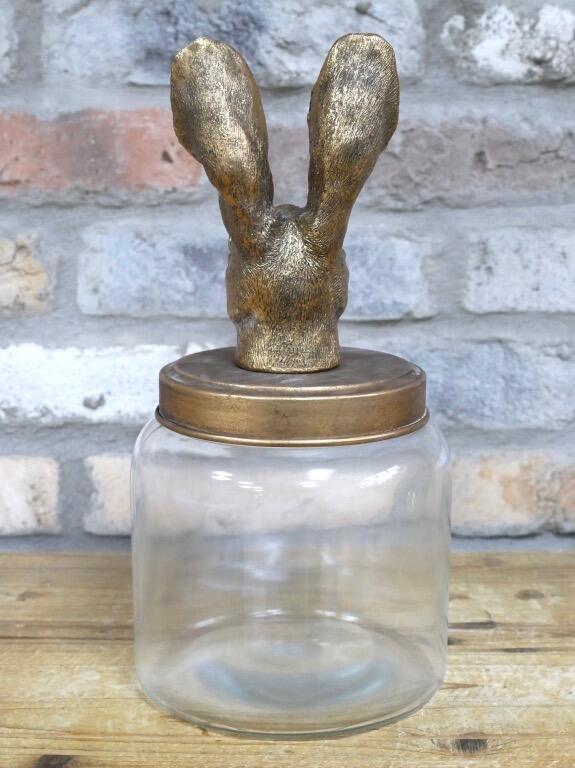 Golden Hare Large Storage Jar