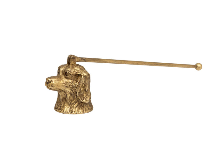 Golden Dog Candle Snuffer