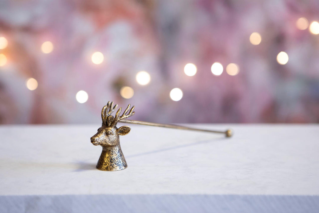 Golden Stag Candle Snuffer