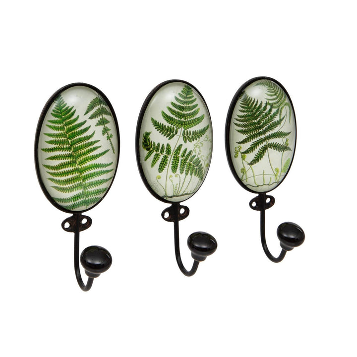 Fern Wall Hooks Set of 3 - Vintage Style